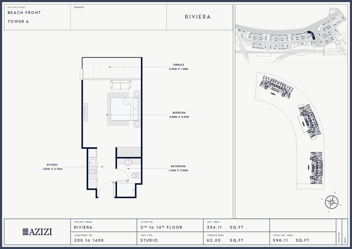 RIVIERA BF-TA-205-STUDIO