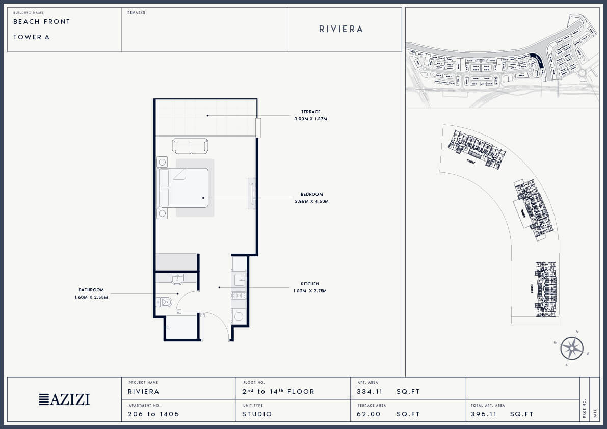 RIVIERA BF-TA-206-STUDIO